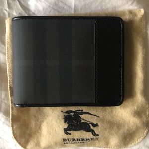 Burberry charcoal Wallet